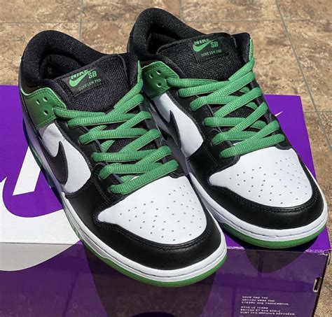 Green Nike Dunk Shoes